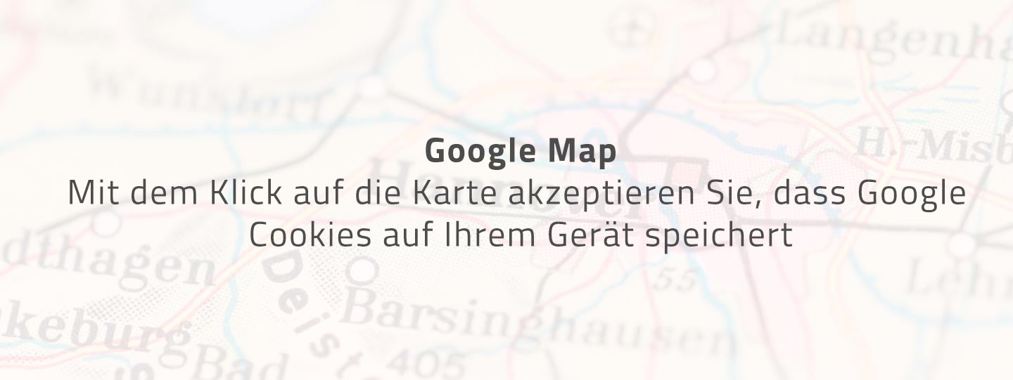 Google Map - Verbindung zu Google durch Klicken akzeptieren